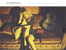 Tablet Screenshot of kylieminogue.it